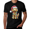 Golden Doodle Christmas Tree Xmas Dog Pajamas Goldendoodle  Fade-proof Color T-Shirt