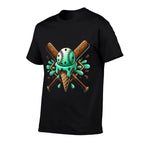 Mint Chocolate Chip Spinkle Baseball Home Plate Drip Boys  Graphic-printed T-Shirt