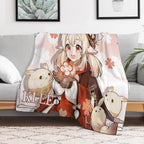 Genshin Impact - Klee Birthday Official Artwork 2020 Compact Throw Blanket