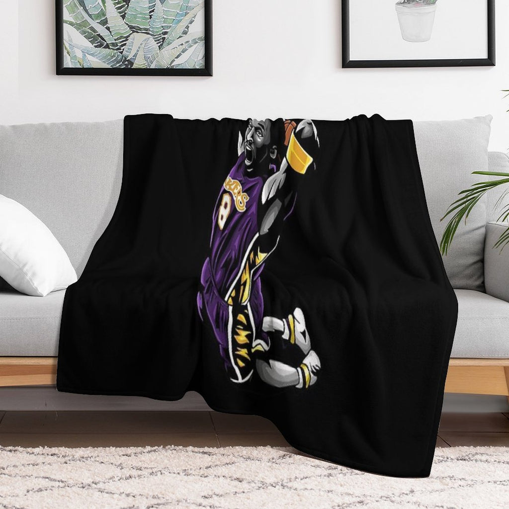 Kobe A Career Retrospective Easy Care Throw Blanket