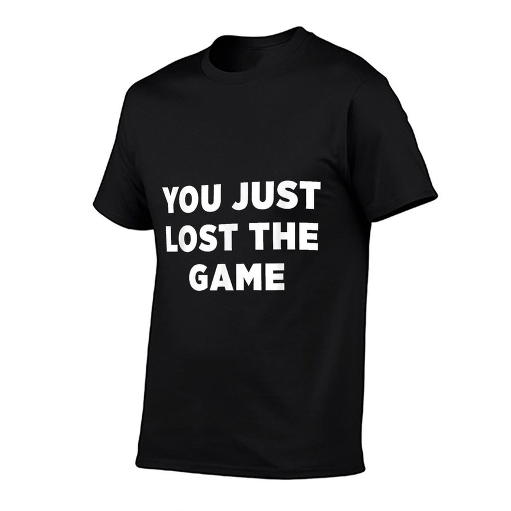 Lost The Game Mens Black Meme Small Classic Fit Crew Neck  Quick-drying T-Shirt