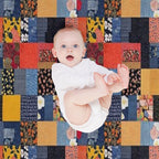 Timeless Korean Patchwork Wrinkle-free Throw Blanket