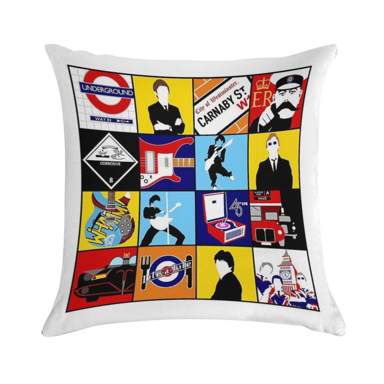 The Jam Mod Art Soft Easy Maintenance Throw Pillow