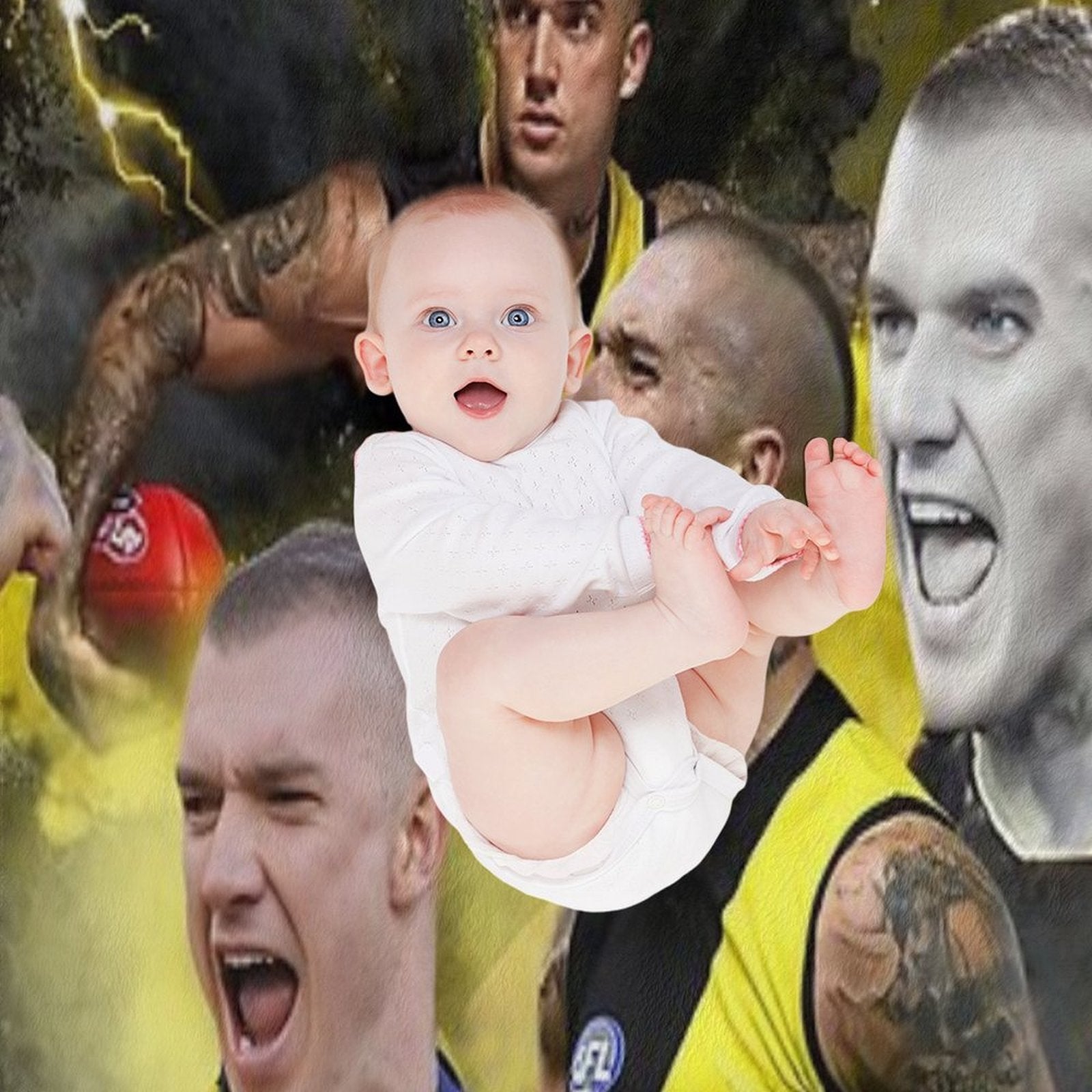 Dustin Martin Richmond Football Club AFL Travel-friendly Throw Blanket