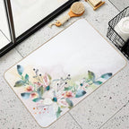 Ffloral  Soft Colors Durable Bath Mat