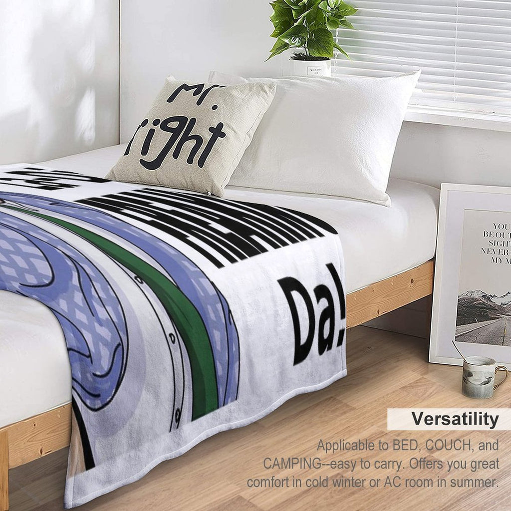 La-Di-Freaking-Da! Matt Foley Machine-washable Throw Blanket