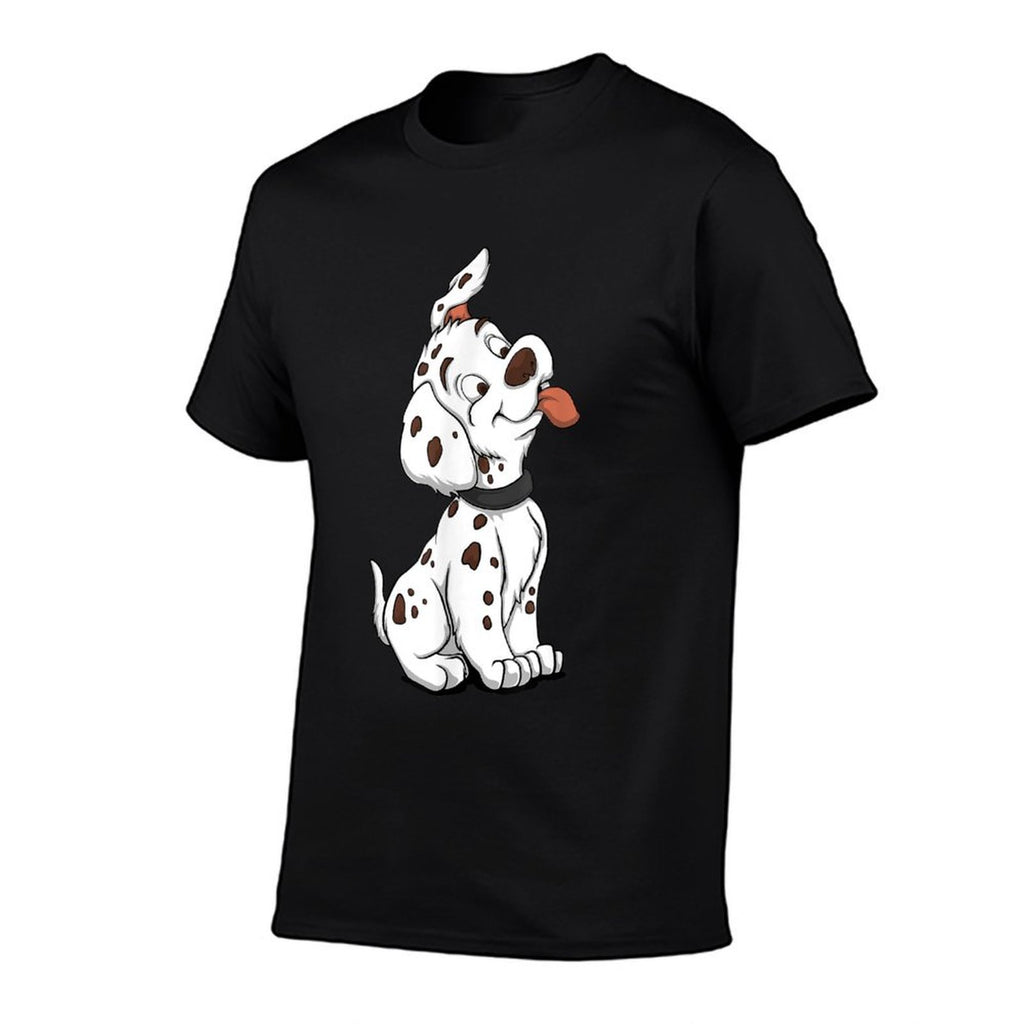 Cute Dalmatian Puppy Dog Can Hear You Men Women Girls Kids  Trendy Pattern T-Shirt
