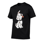 Cute Dalmatian Puppy Dog Can Hear You Men Women Girls Kids  Trendy Pattern T-Shirt