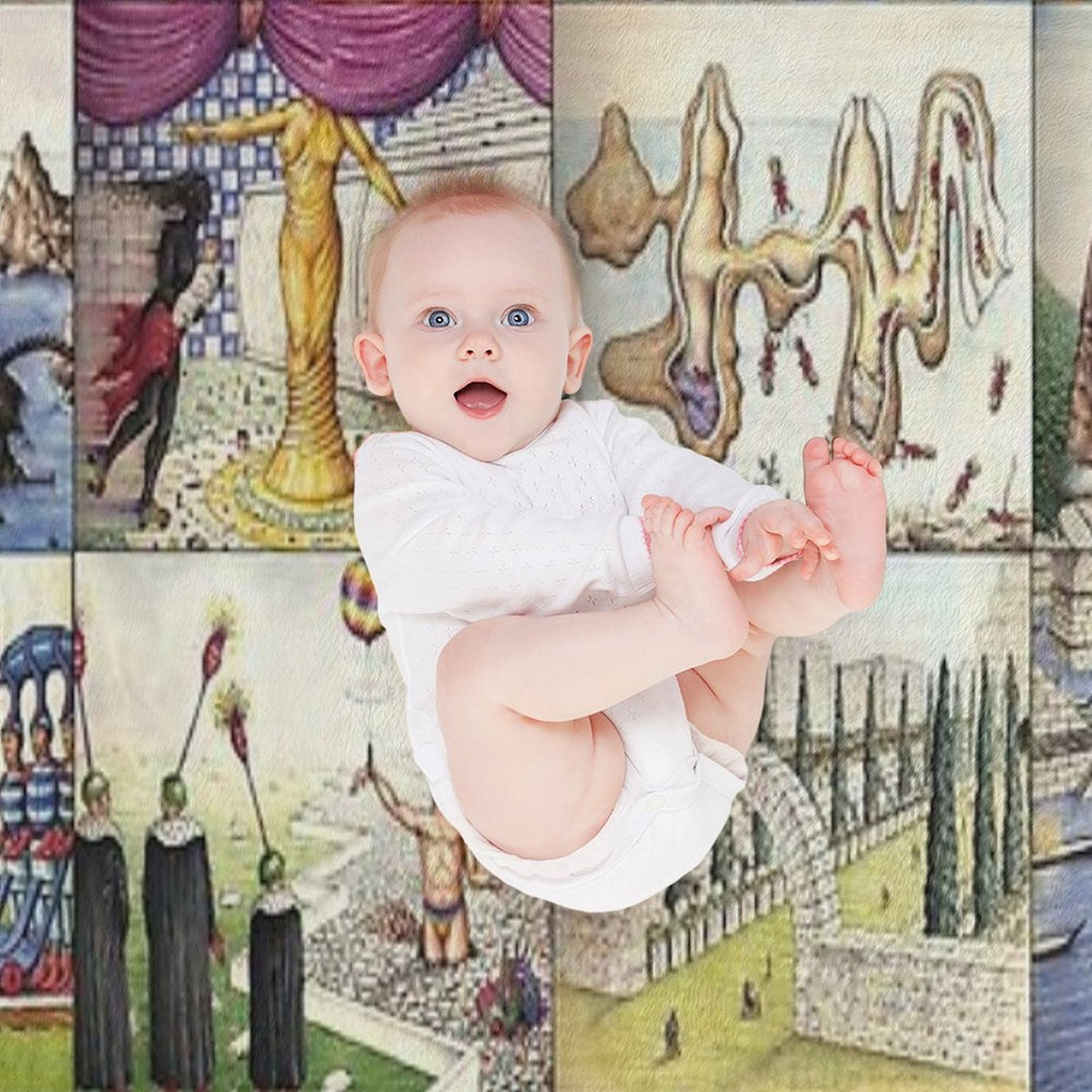 Codex Seraphinianus Velvety-soft Throw Blanket