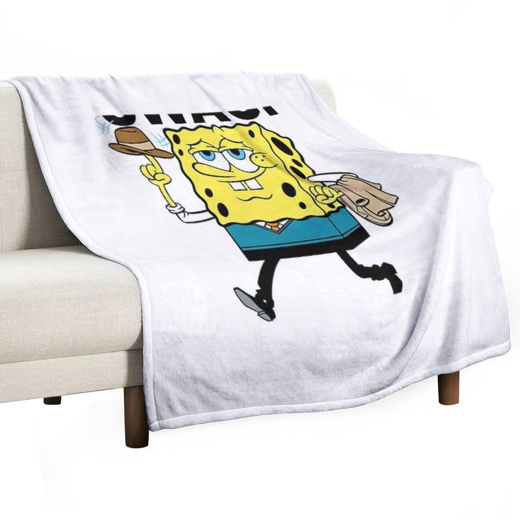 Spongebob Quick-dry Throw Blanket