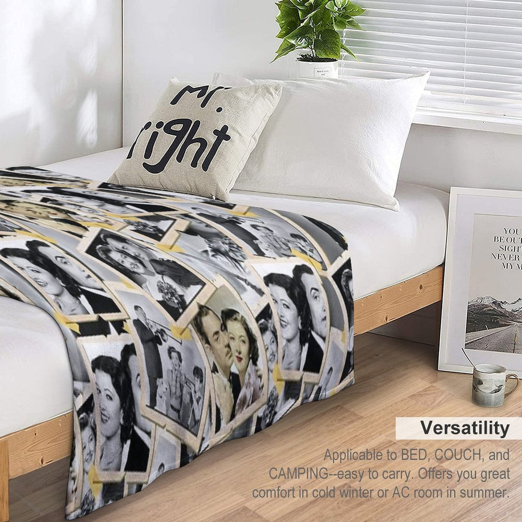 The Thin Man, Crime Thriller 30s, William Powell Myrna Loy Sustainable Throw Blanket