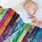 Abstract Stripes Plush Throw Blanket