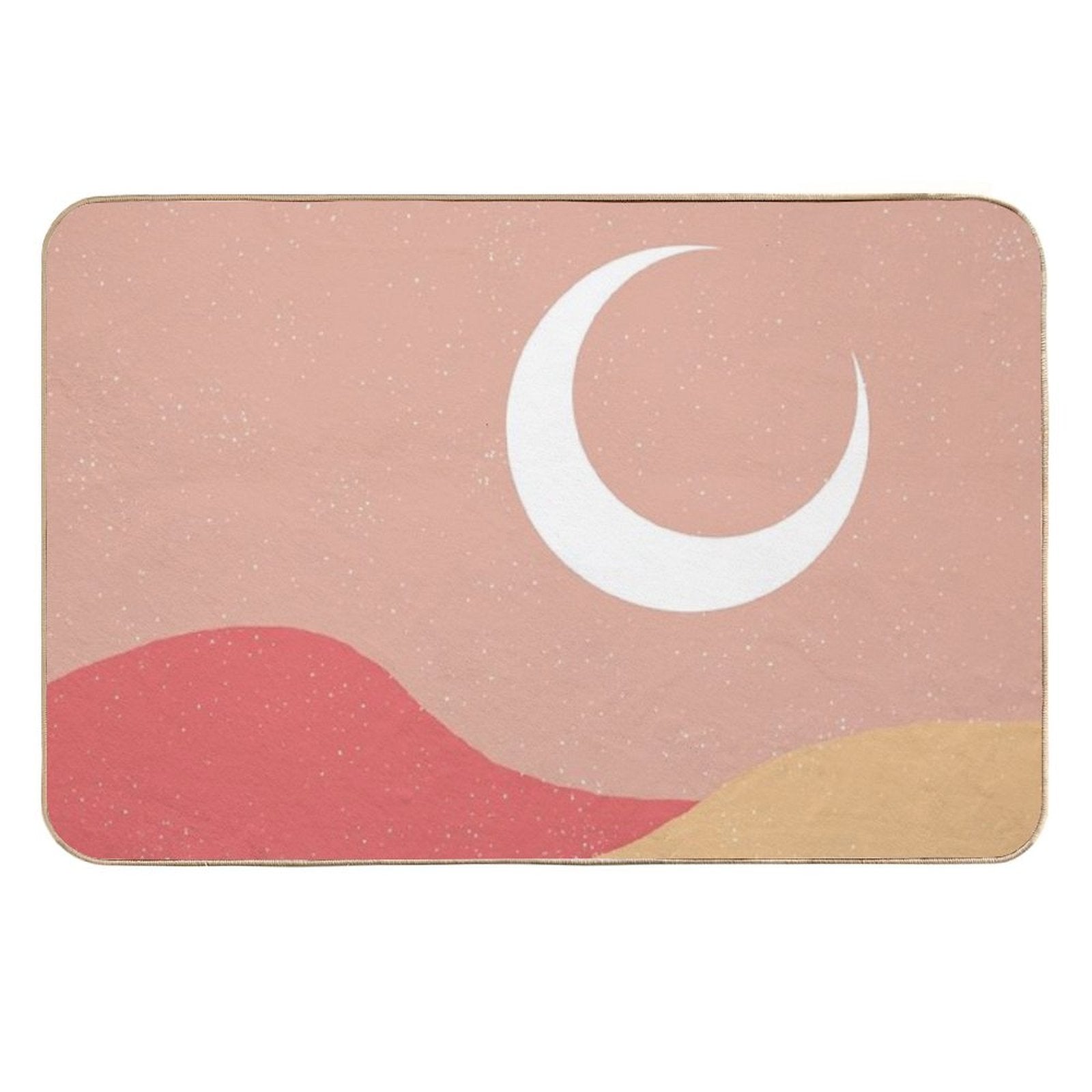 Sunset Crescent Evening  Toxin-Free Bath Mat