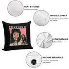 Charles II VintageRetro Design Soft Skin-Friendly Throw Pillow