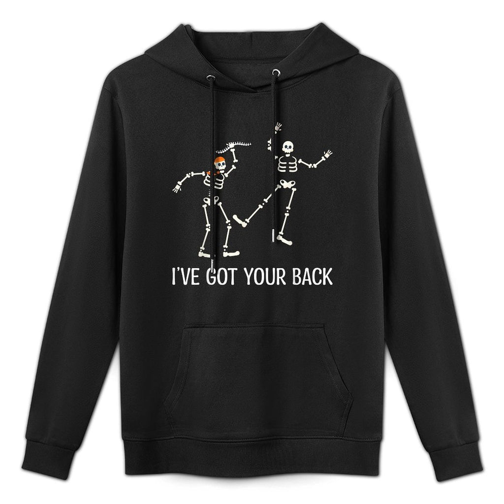 Ive Got Your Back Halloween Skeleton Unisex Design Hoodie