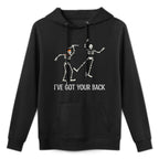 Ive Got Your Back Halloween Skeleton Unisex Design Hoodie