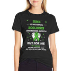 June Is Scoliosis Awareness Month  Cotton T-Shirt
