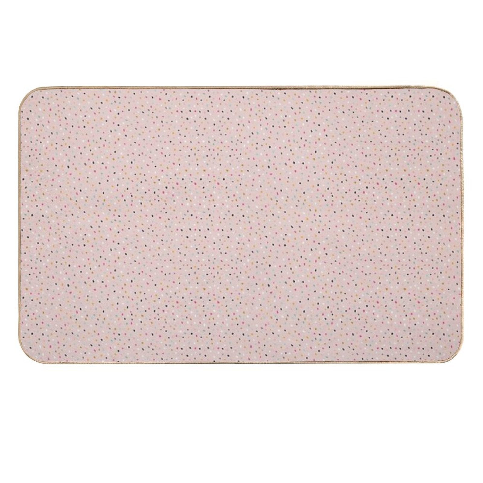 Cute Pink Speckles  Toxin-Free Bath Mat