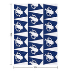 Flag of Nantucket, Massachusetts Plush Throw Blanket