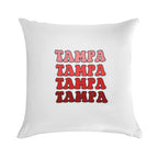 U Tampa Gradient Text Soft Shrink-Resistant Throw Pillow