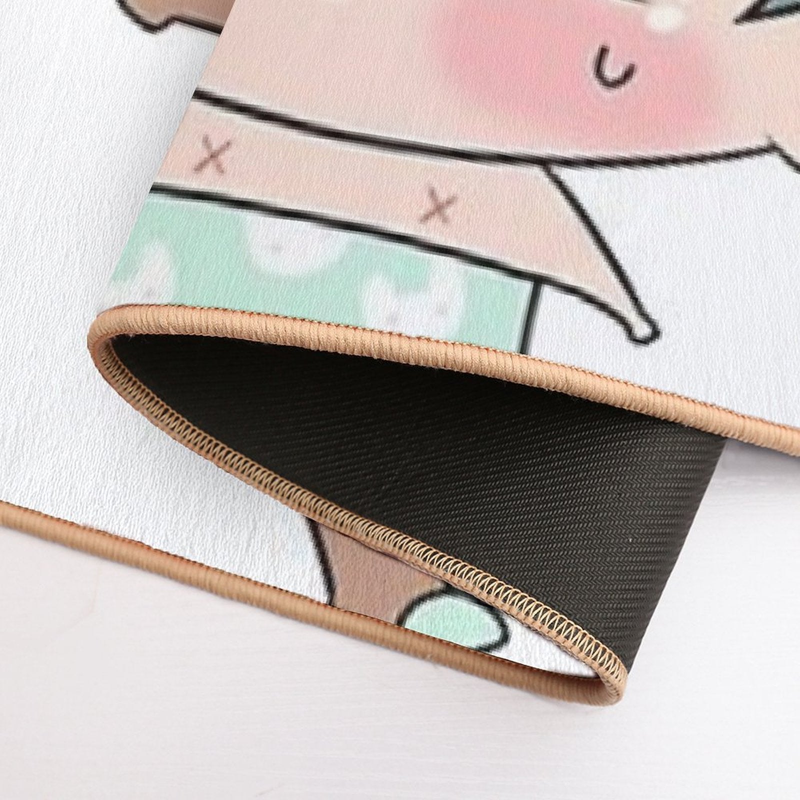 Chibi Dear Door 9  Stain-Proof Bath Mat