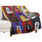 LeBron James Grid Sustainable Throw Blanket