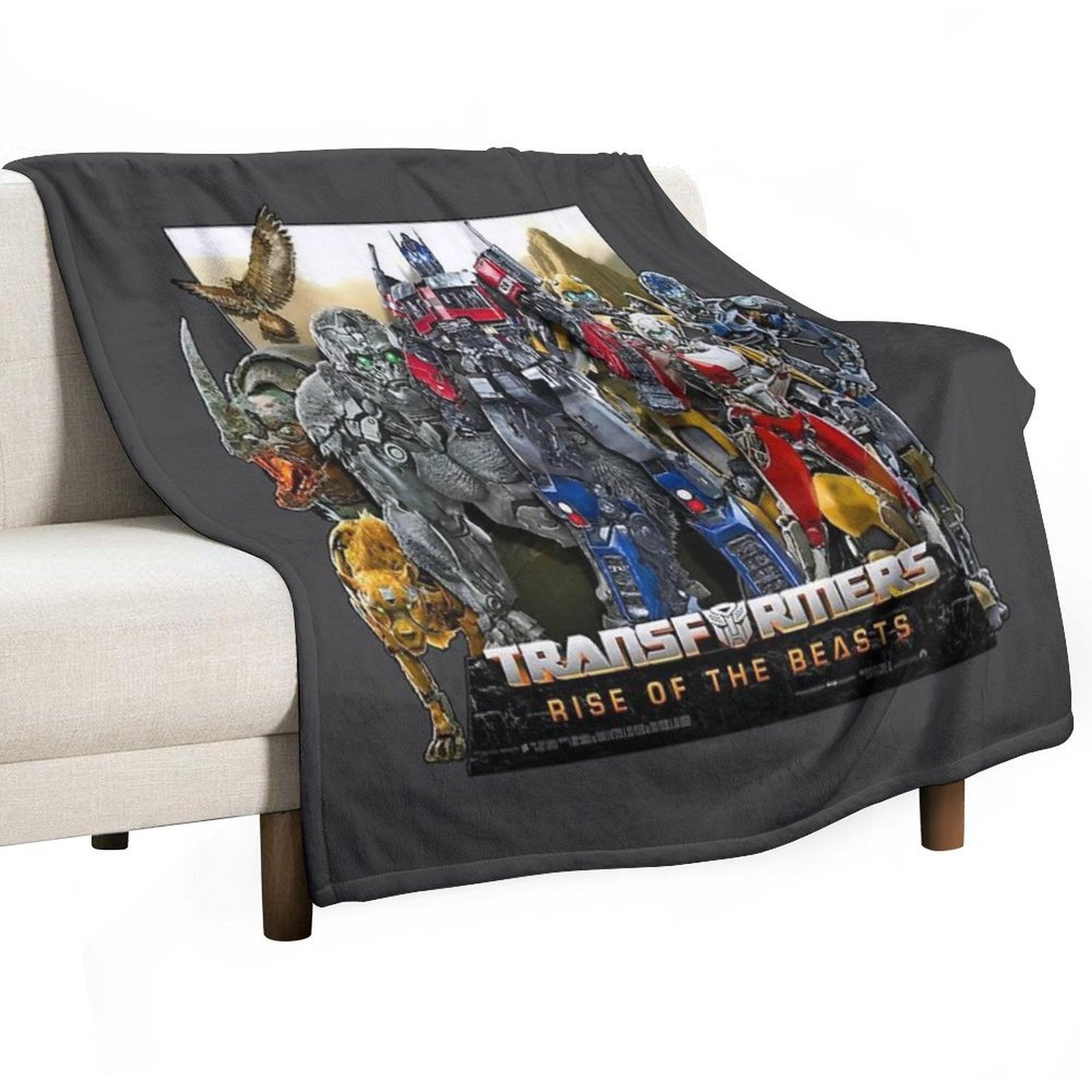 Transformers Rise of The Beasts Anti-pilling Throw Blanket
