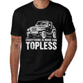 Everything Is More Fun Topless Funny Off-Roaders  Slim-fit Cut T-Shirt