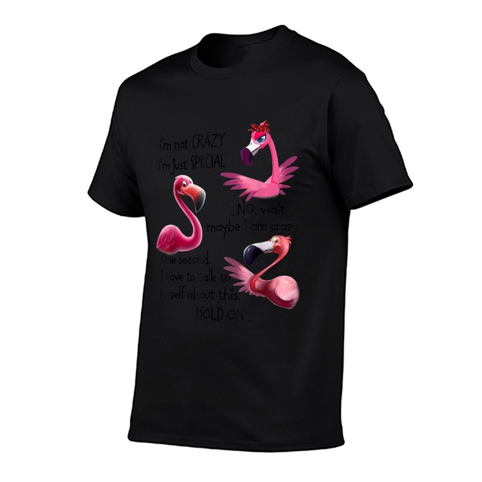 Flamingo Im Not Crazy Im Just Special Funny Mothers Day  Odor-resistant T-Shirt