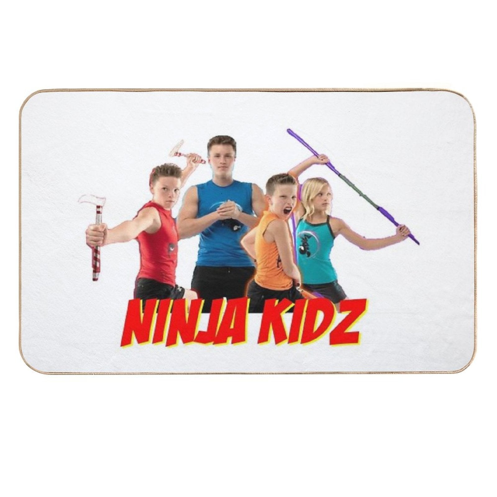 Ninja Kidz Merch For Kids Party  Slip-Resistant Bath Mat