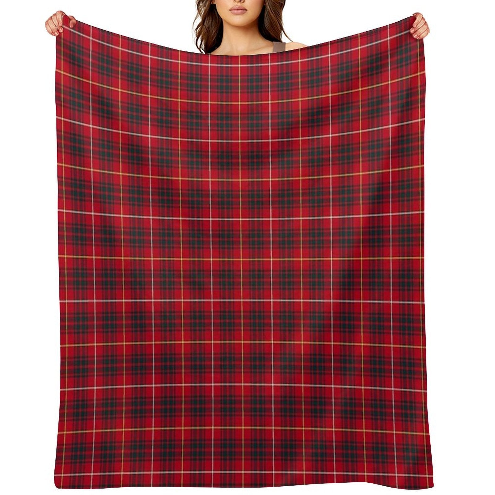 Clan Bruce Tartan Compact Throw Blanket