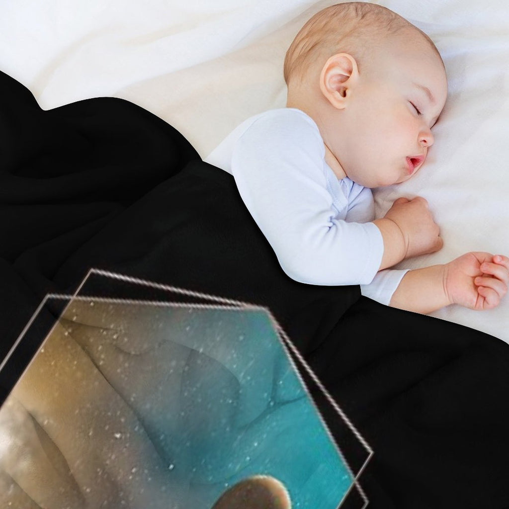 Dune Moons, Muad’Dib on Arrakis Durable Throw Blanket