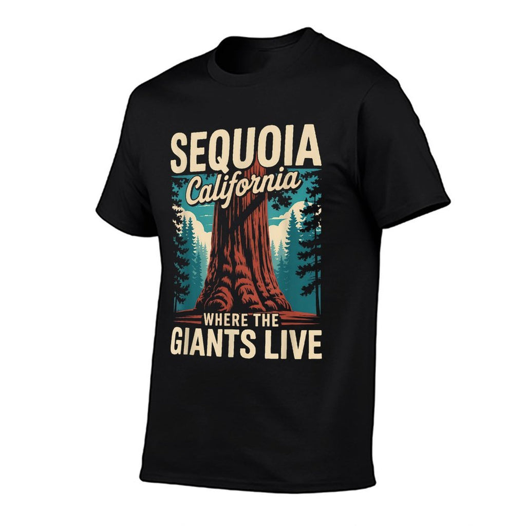 Sequoia National Park California Giant Tree Outdoors  Versatile T-Shirt