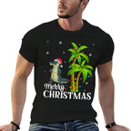 Alligator Lovers Men Women Christmas Tree Lights Beach Comfortable T-Shirt
