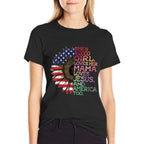 Shes A Good Girl Loves Her Mama Jesus  America Too Hippie  Easy-care T-Shirt