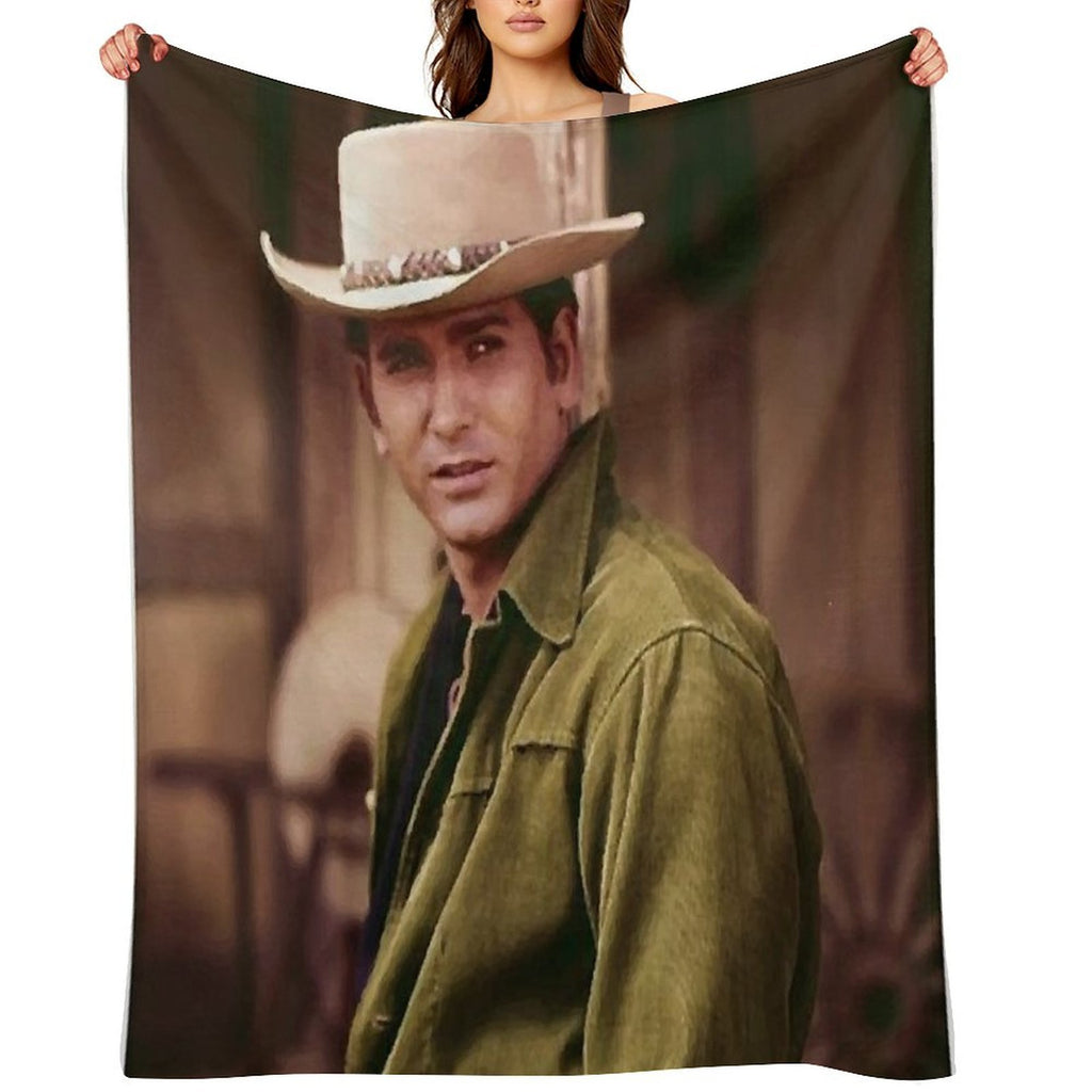 VINTAGE Joe Bonanza Plush Throw Blanket