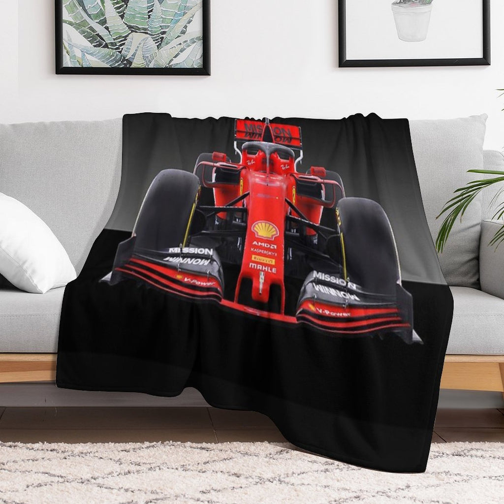 Ferrari F1 Formula 1 (#219) Easy Care Throw Blanket