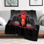Ferrari F1 Formula 1 (#219) Easy Care Throw Blanket