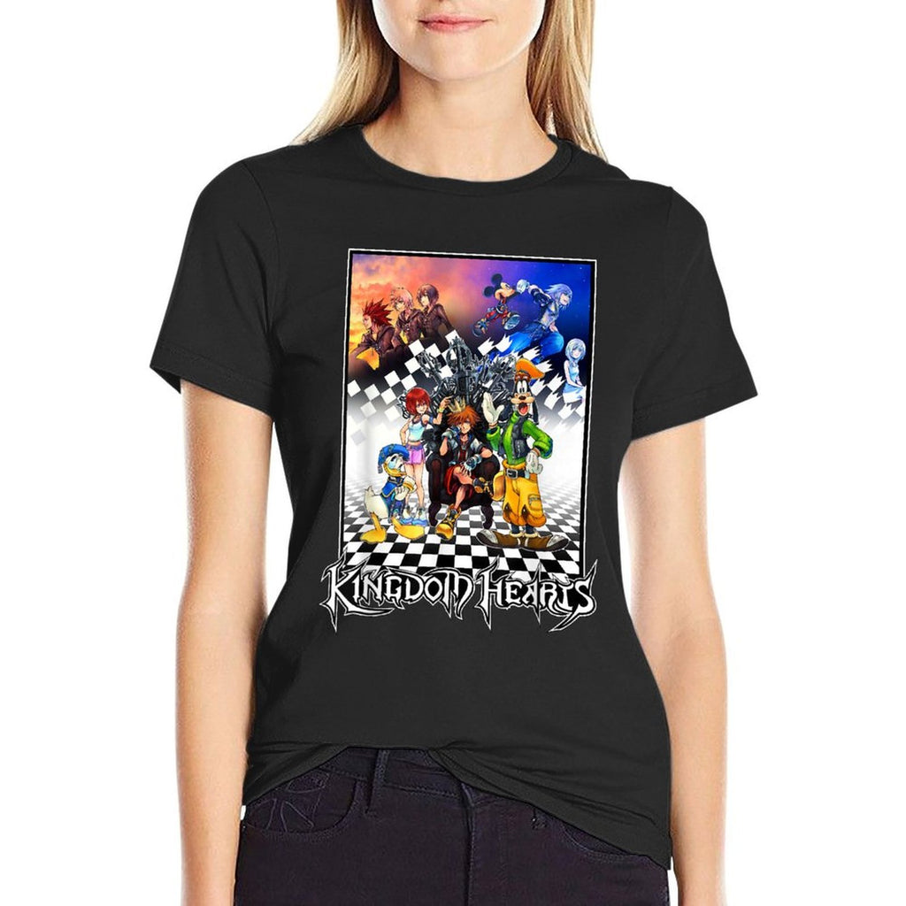 Disney - Kingdom Hearts Throne  Slim-fit Cut T-Shirt