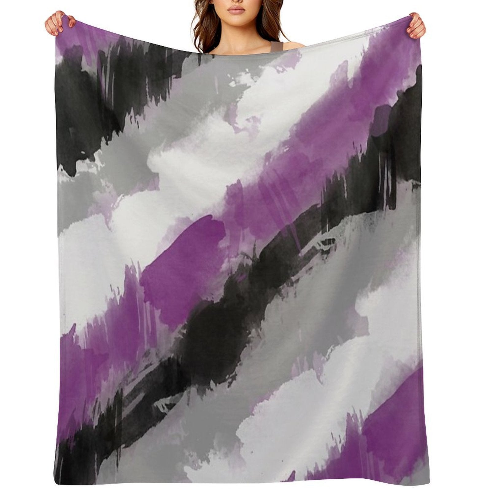 Ace Watercolor Pride Durable Throw Blanket