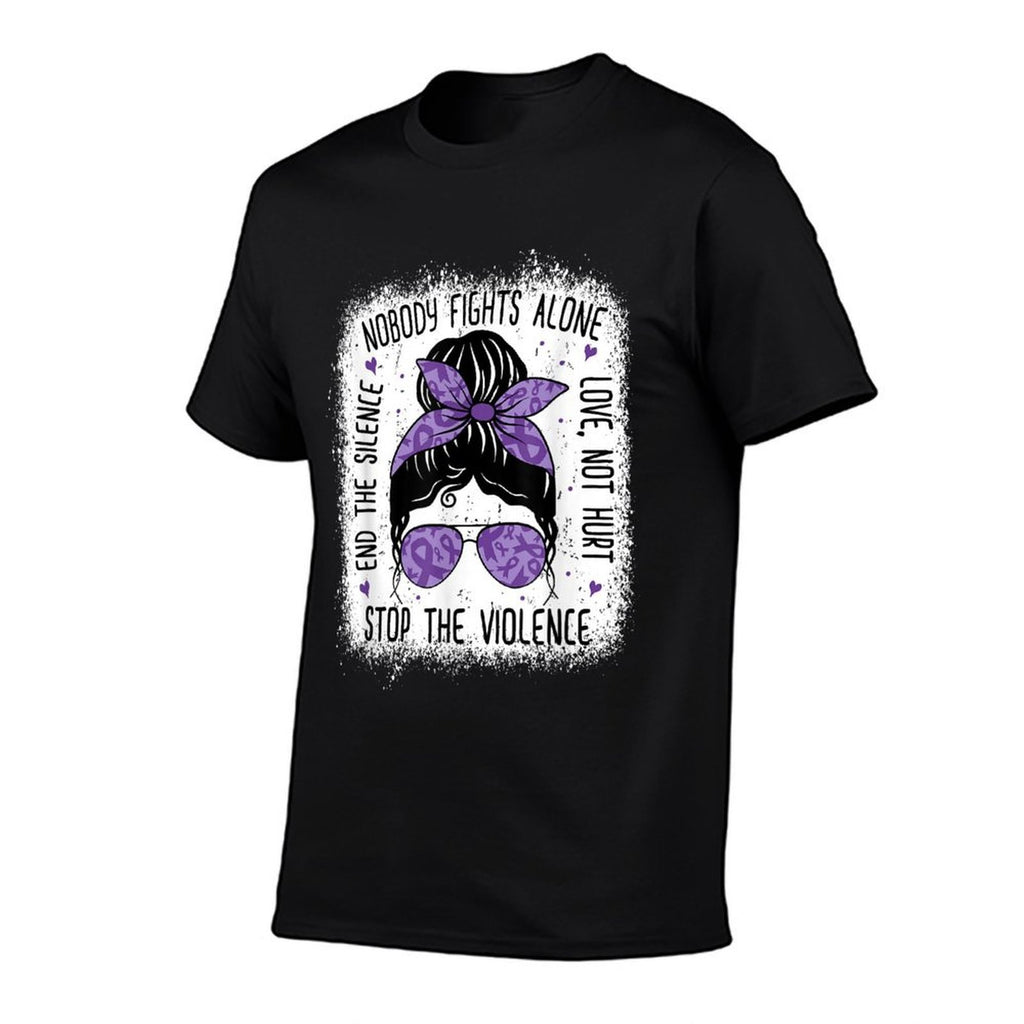 Domestic Violence Awareness Stop End Domestic Violence  Breathable T-Shirt