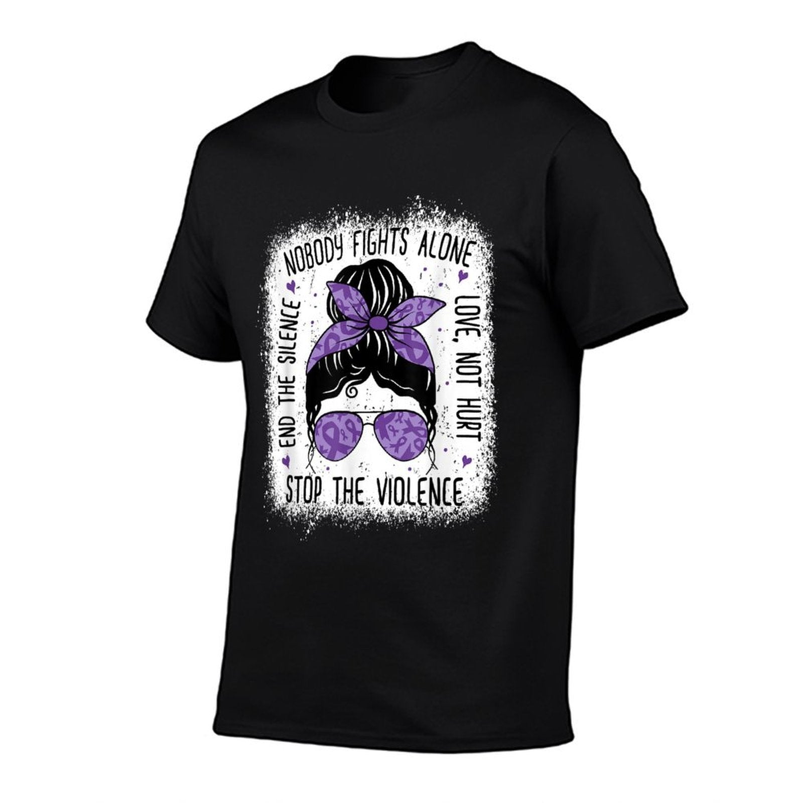 Domestic Violence Awareness Stop End Domestic Violence  Breathable T-Shirt