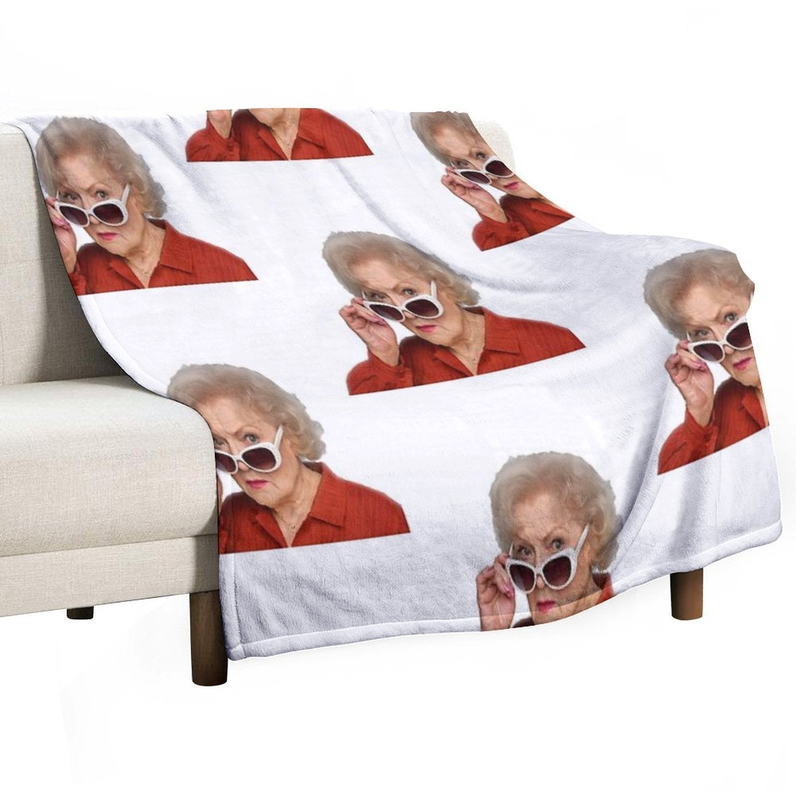 Betty White Durable Throw Blanket