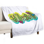 “Pants” in Korean – On A T-Shirt (Yes, Really) Velvety-soft Throw Blanket