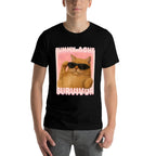Cat Meme Tummy Ache Survivor Ironic Internet Cats Jokes  Eco-friendly Material T-Shirt
