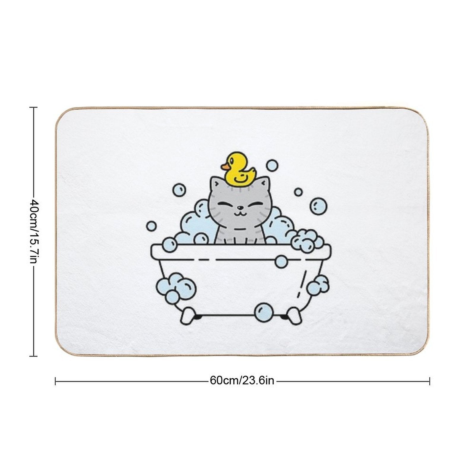 Kitty Bath  Rapid-Drying Bath Mat