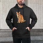 Orange Tabby Cat Easy Care Hoodie