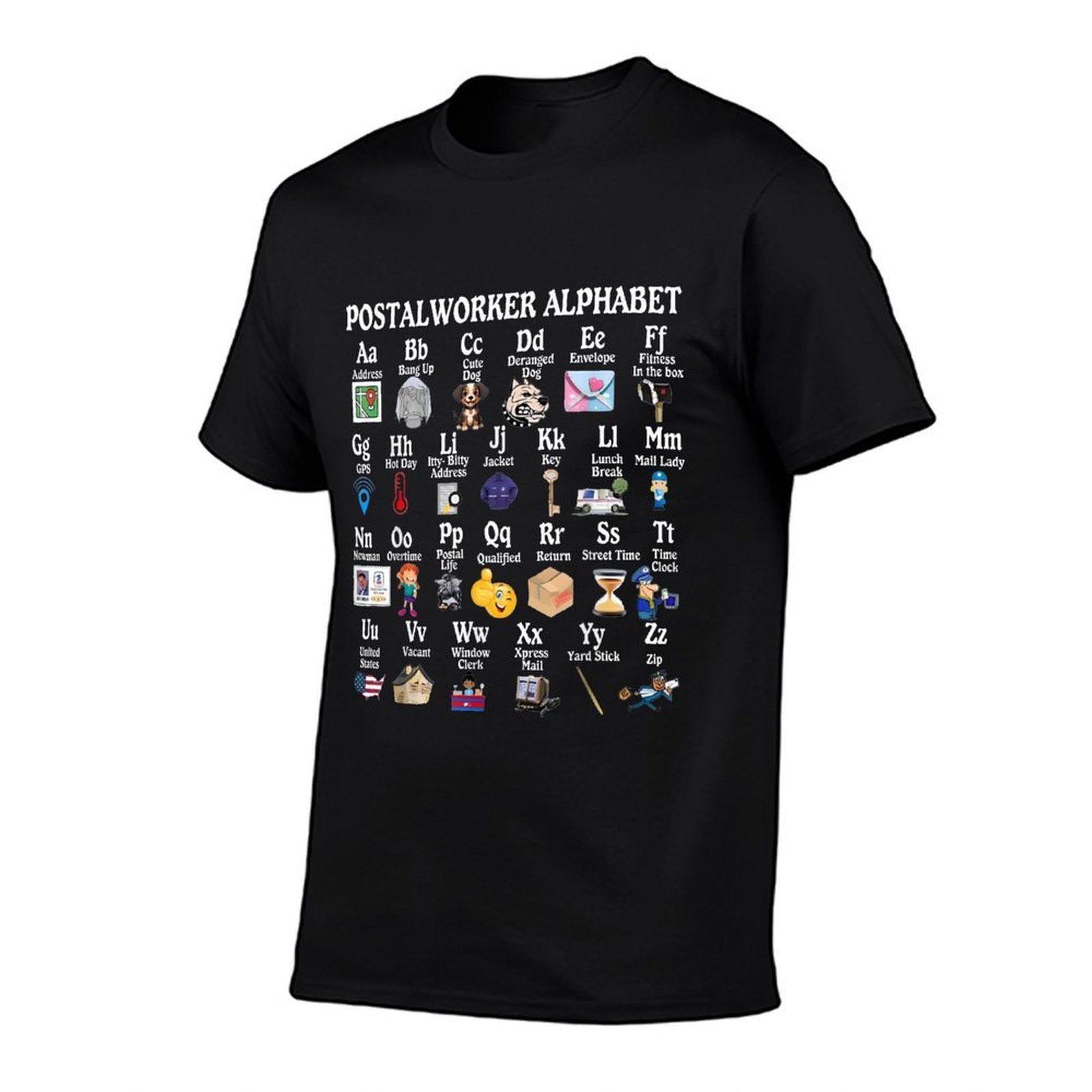 Mailed It Postal Worker Gifts Funny Alphabet Post Office Delivery Mailman  Eco-friendly Material T-Shirt