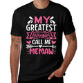 My Greatest Blessings Call Me Memaw Grandma  Relaxed-fit T-Shirt