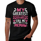 My Greatest Blessings Call Me Memaw Grandma  Relaxed-fit T-Shirt